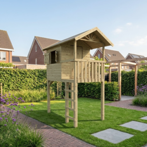 Houten speelhuis Treehut - Prestige Garden