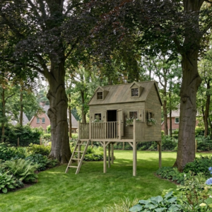 Houten speelhuis Madrid - Prestige Garden