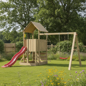 jungle tower in tuin speeltoestel voor kinderen