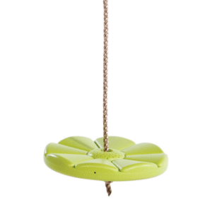 Schotelschommelzitje geblazen kunststof - Limoengroen