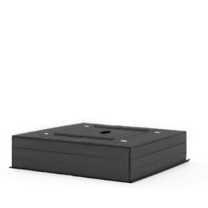 zandbak met deksel voor buitenspelen