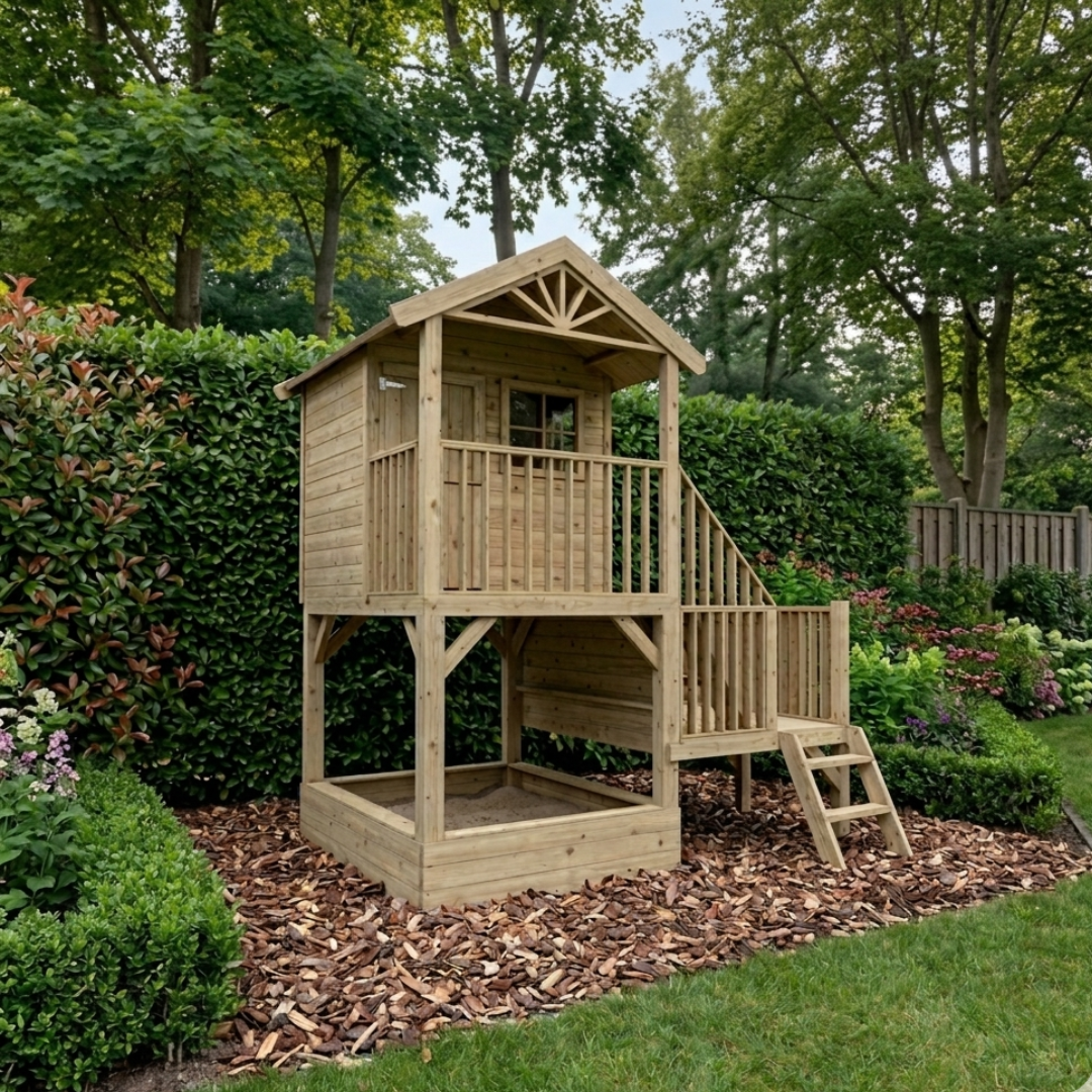 Houten Speelhuis Amsterdam - Prestige Garden - Afbeelding 2