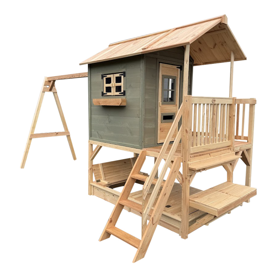 Houten Speelhuis Woody 900 - Prestige Garden - Afbeelding 4