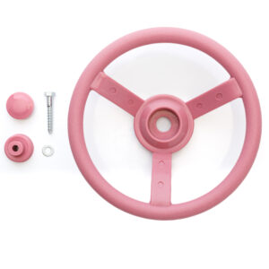 leuke roze accessoire om je speelhuis af te maken.