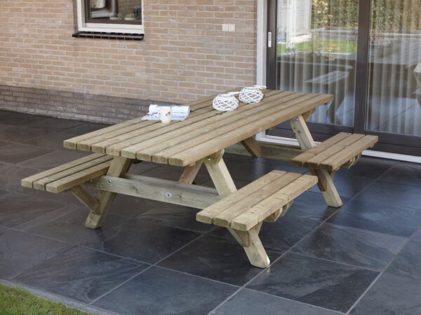 Picknicktafel Open Instap 230x160cm